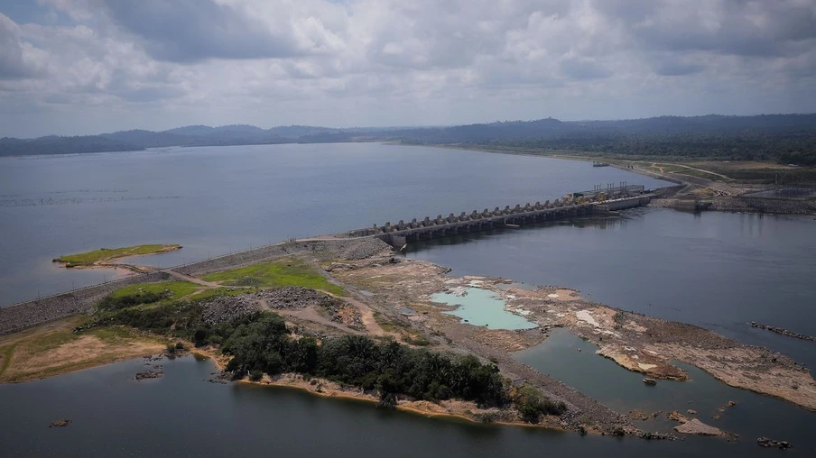 Vice-Presidente da República e presidente do Conselho Nacional da Amazônia Legal,General Hamilton Mourão, durante visita a Usina Hidrelétrica de Belo Monte