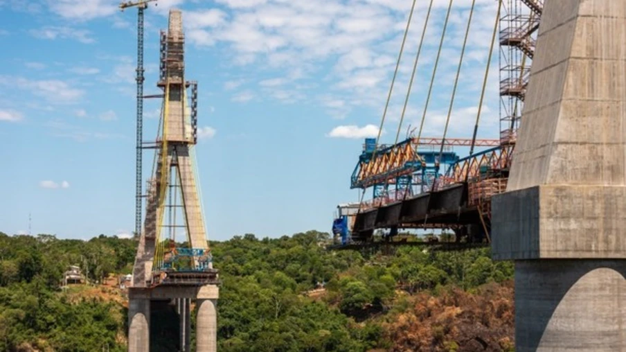 Obras da Ponte da Integração já passam de 75% da execução