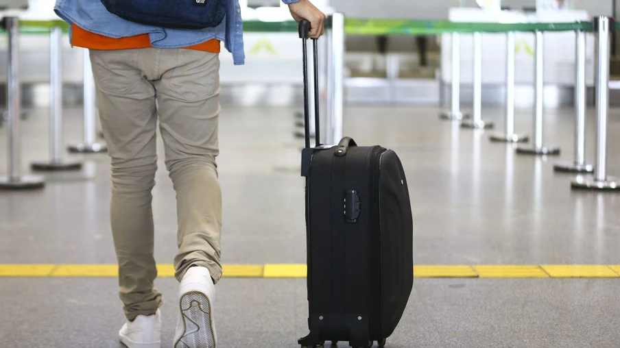 Movimentação de passageiros no Aeroporto Internacional de Brasília.