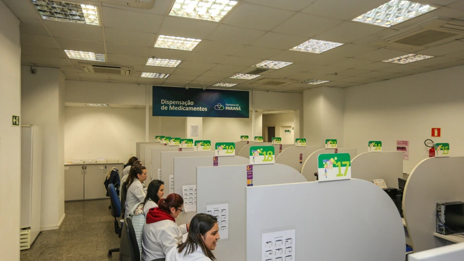 Farmácia do Paraná que garante medicamentos gratuitos aos paranaenses, no centro de Curitiba. 
   21/08/2019 -  Foto: Geraldo Bubniak/AEN