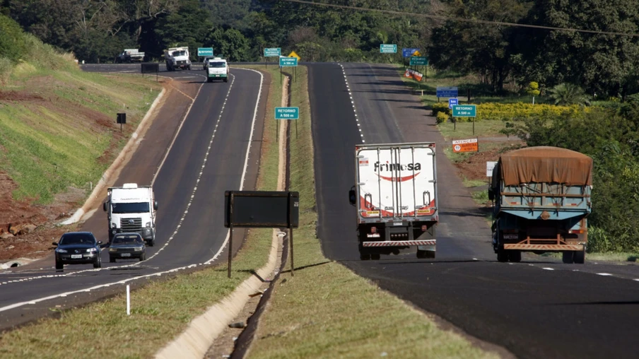 Duplicação da BR-277 entre Medianeira e Matelândia. Foto: DER