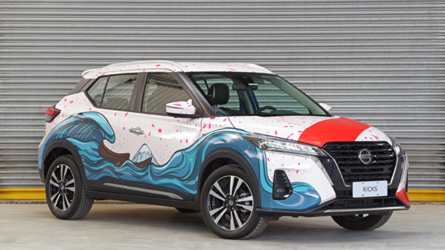 Nissan apresenta Novo Kicks com a pintura mais japonesa vencedora do seu concurso de design