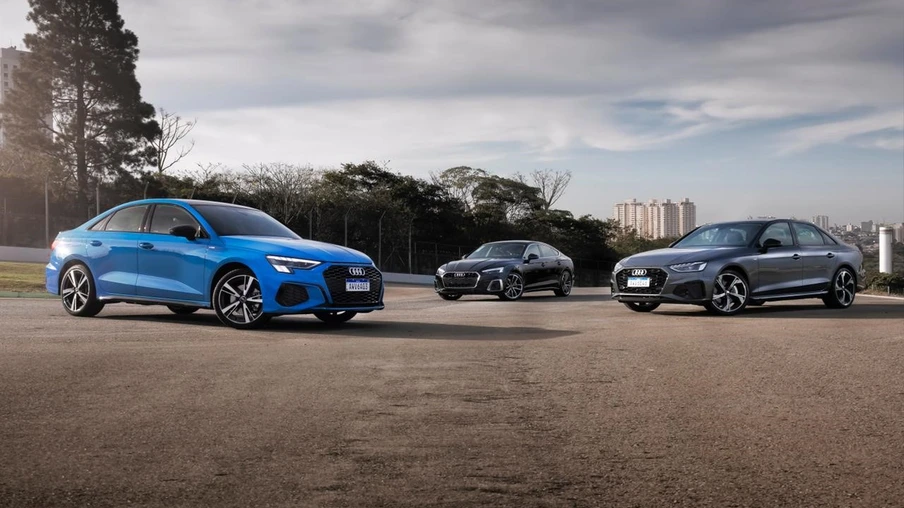 Audi lança A3, A4 e A5 no Brasil com motores mais modernos e sustentáveis