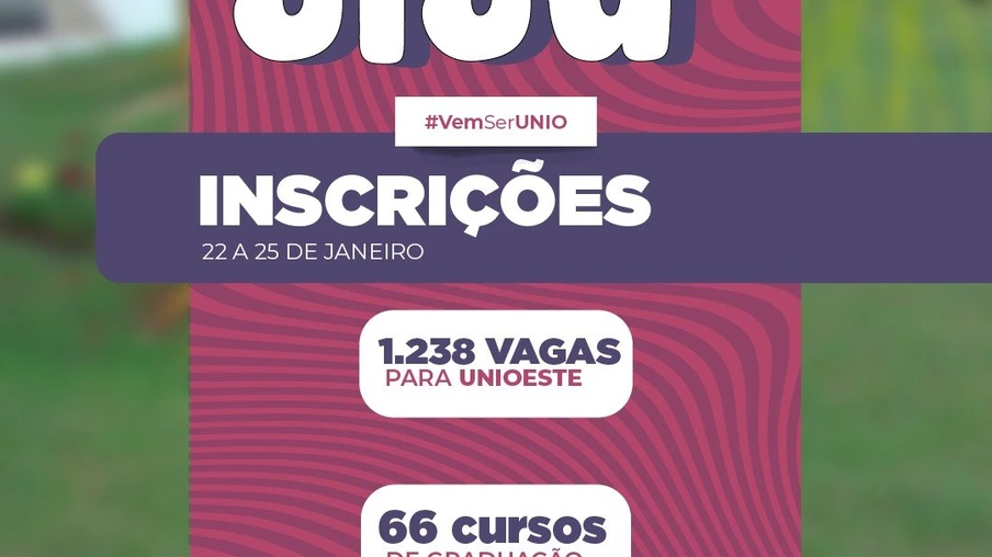 Unioeste oferta mais de mil vagas pelo Sisu