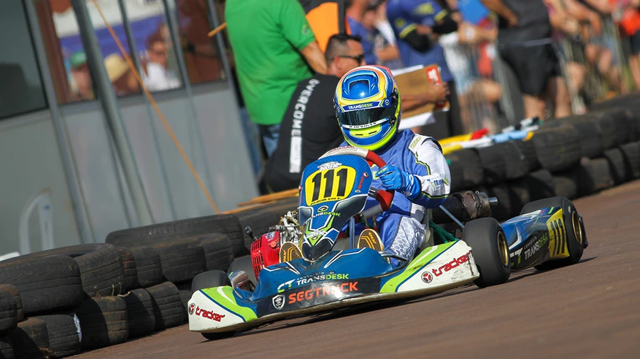 Piloto de kart Joelson Alves