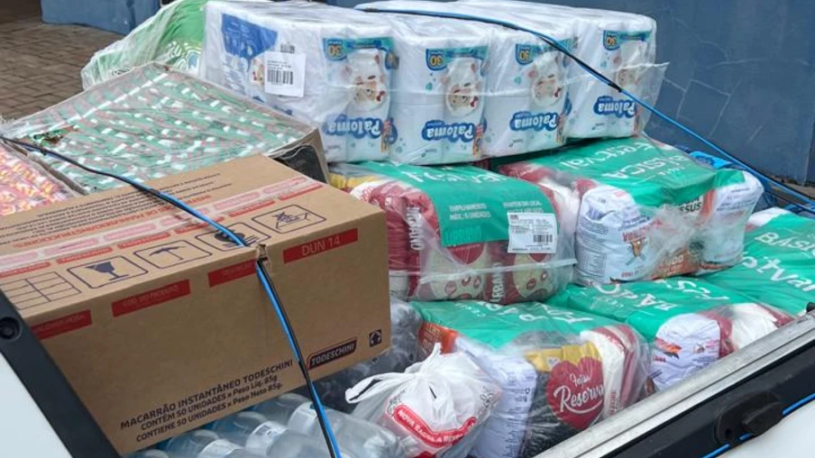 Em cinco dias, a campanha de Akyu Myasava arrecadou mais de duas toneladas de donativos no Kartódromo Delci Damian 