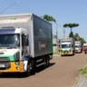 Curitiba, 06 de maio de 2024 - O Governo do Paraná, por meio da Defesa Civil, envia caminhões com donativos para as vítimas do Rio Grande do Sul.