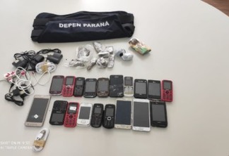 Policiais Penais apreendem na PEC ‘kit cadeia’ com 21 celulares