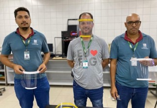 Centro FAG confecciona máscaras de proteção facial a profissionais do São Lucas