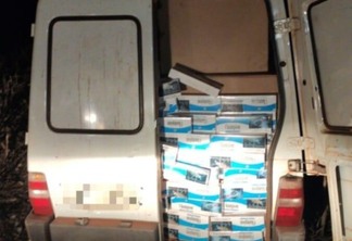 Três carros carregados com cigarros contrabandeados são apreendidos em ações da Operação Hórus
