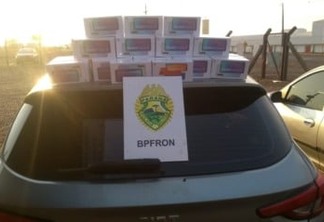 BPFron apreende dois veículos carregados com celulares contrabandeados em Nova Santa Rosa-PR