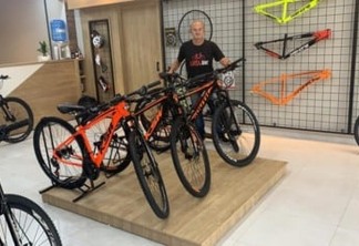 Empreendedor de Laranjeiras do Sul está animado com o cenário favorável para as bikes e espera crescer ainda mais nos próximos meses. Crédito da foto: acervo pessoal