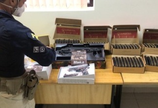 PRF apreende armas de airsoft importadas irregularmente no Paraná