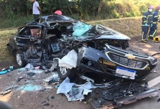 Mulher morre e dois ficam feridos em acidente na BR-369, em Mamborê
