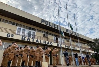6º BPM realiza solenidade em comemoração aos 167 anos da Polícia Militar do Paraná