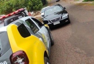Polícia Militar recupera veículo minutos após ser furtado no Cancelli