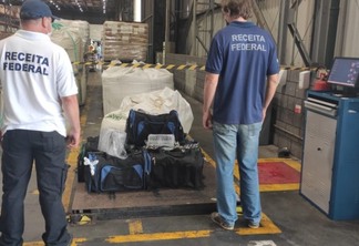 Receita Federal apreende 168,5 kg de cocaína em contêiner no Paraná