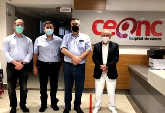Beto Preto visita o CEONC Hospital do Câncer de Cascavel