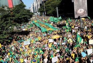 Manifestação pró-governo na Avenida Paulista - Reuters/Nacho Doce/Direitos reservados
