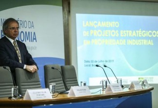 O ministro da Economia, Paulo Guedes diz que confia no Congresso para aprovação da reforma da Previdência - Foto: José Cruz/Agência Brasil/Arquivo
