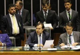 O presidente da Câmara dos Deputados, Rodrigo Maia,durante sessão de destaques ao texto-base da proposta de emenda à Constituição da reforma da Previdência - Fabio Rodrigues Pozzebom/ Agência Brasil
