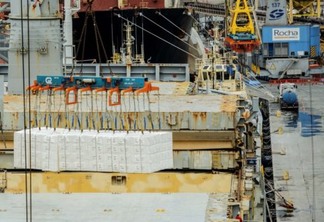Porto de Paranaguá embarca 46mil toneladas de celulose
