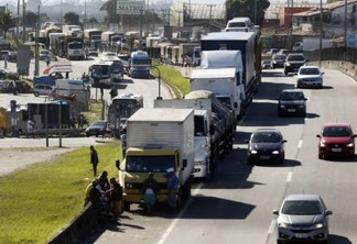 Greve dos caminhoneiros em maio de 2018 - (Thomaz Silva/Agência Brasil)
