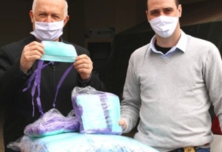 Uopeccan de Cascavel recebe 7 mil máscaras produzidas por detentos da PIC