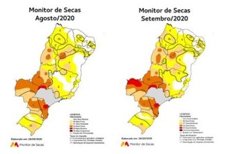Monitor de Secas indica seca em 100% do Paraná e estabilidade do fenômeno