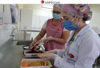 Dia das Crianças: Uopeccan oferece lanche da tarde com alimentos nutritivos para os pacientes da Oncopediatria