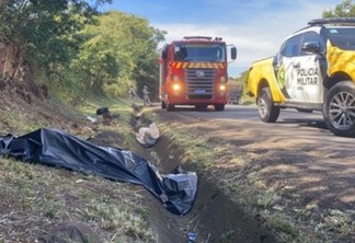 Homem morre atropelado por carro na PR-182 em Francisco Beltrão
