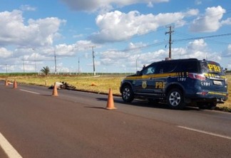 Motociclista morre em acidente na rodovia BR-467 em Cascavel