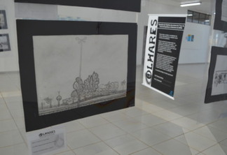 Exposição “Olhares” reúne trabalhos acadêmicos do curso de Arquitetura e Urbanismo