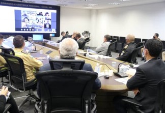 Secretários de estado da segurança pública reúnem-se para avaliação da operação Fronteiras e Divisas Integradas I   -  Curitiba, 06/10/2021  -  Foto: SESP-PR