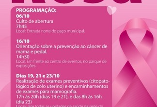 Outubro Rosa será aberto com culto na prefeitura de Marechal Rondon