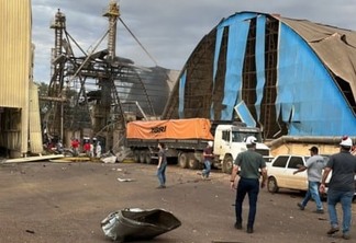 Explosão em silos C.Vale
