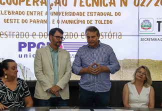 Unioeste e Toledo firmam cooperação para professores concretizarem pós em História - Foto Unioeste