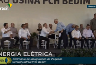 #AOVIVO: O Presidente Jair Messias Bolsonaro participa da inauguração da Pequena Central Hidrelétrica Bedim, em Renascença, no Paraná