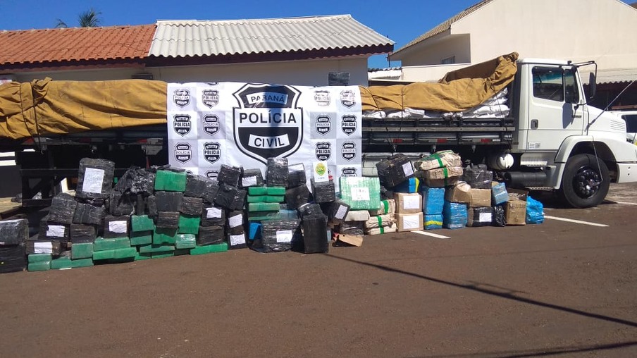 Polícia Civil prende mais de duas toneladas de drogas em Matelândia