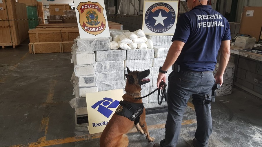 1300 kg de cocaína são apreendidos no Porto de Paranaguá