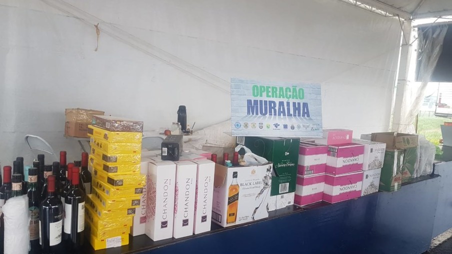 Bebidas são apreendidas na Operação Muralha/Hórus em São Miguel