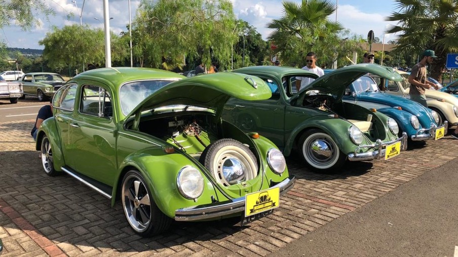 Encontro de carros antigos será no domingo, na praça central de Santa Terezinha - Foto: Divulgação 