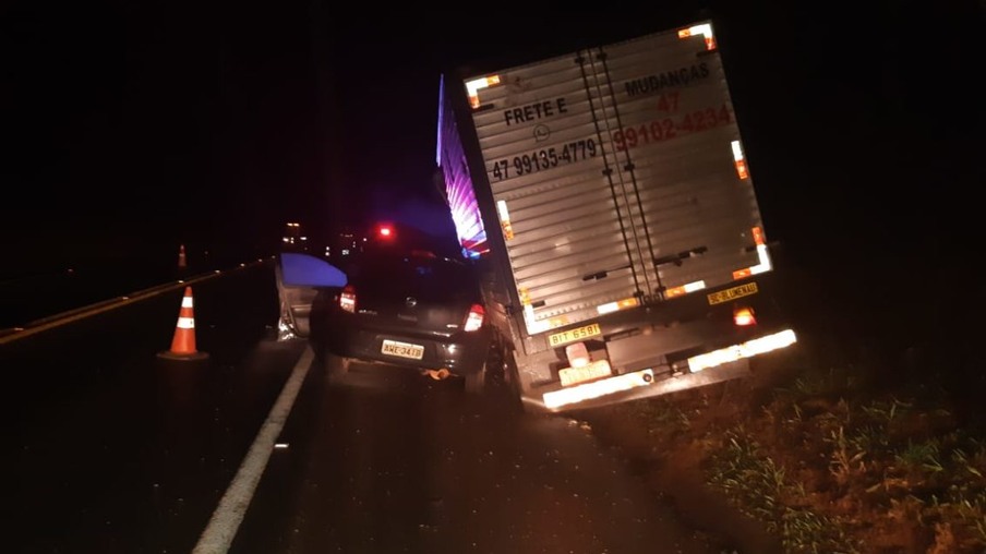 Motorista de Cascavel morre em colisão frontal na BR-277 em Matelândia