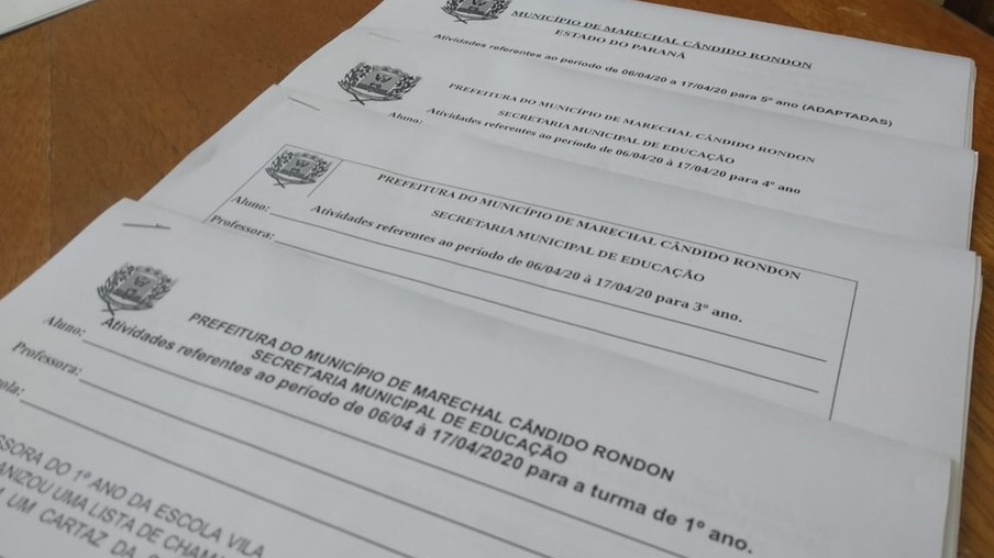 Em Marechal Rondon, escolas fazem nova entrega de material escolar