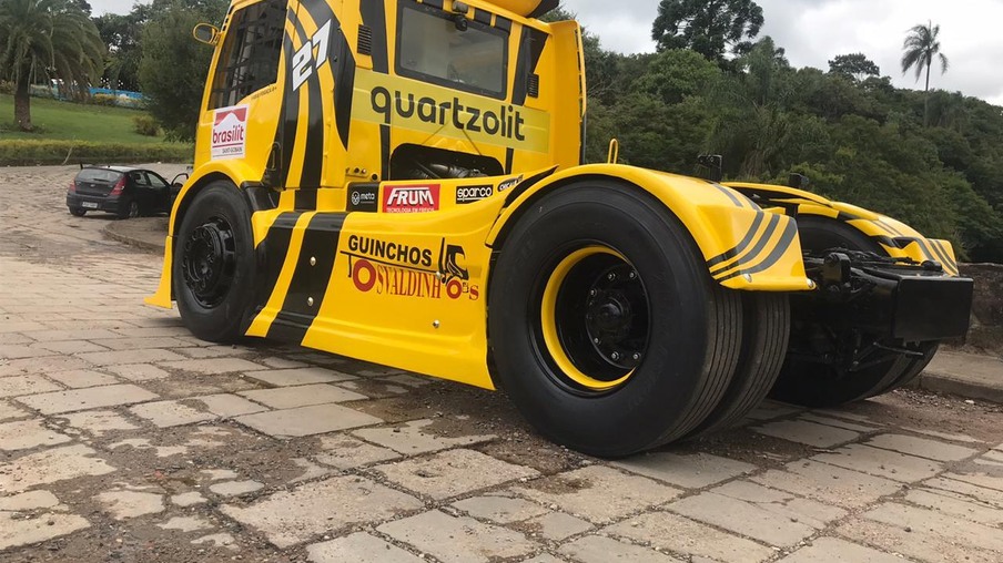O caminhão de Djalma Fogaça entregas na tarde desta terça-feira, em Sorocaba (SP) -  Crédito: Divulgação