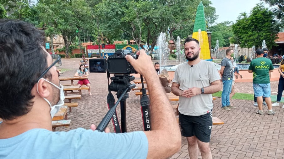 TV alemã grava atrações turísticas de Foz do Iguaçu