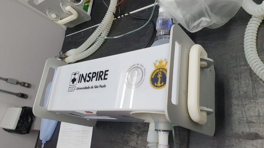 Respiradores fabricados pela Marinha e USP beneficiam pacientes de Manaus