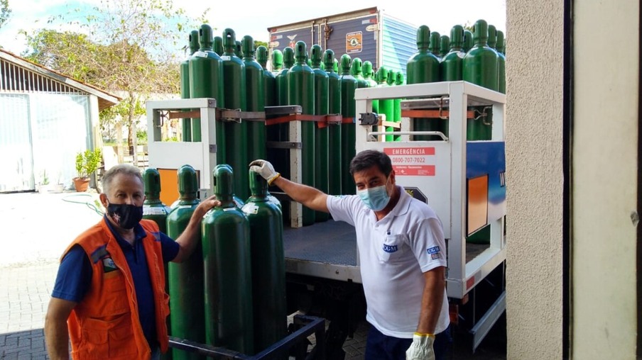 Petrobras doa 100 cilindros de oxigênio a Secretaria de Saúde do Paraná