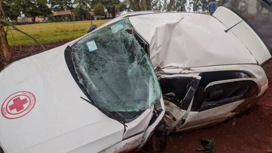 Grave acidente deixa dois feridos na PR-585 entre Toledo e São Pedro do Iguaçu