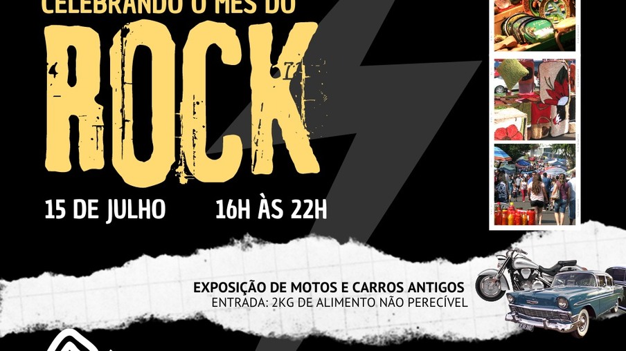 Feirinha da Vila A terá edição especial para o Mês do Rock nesta quinta-feira (15)